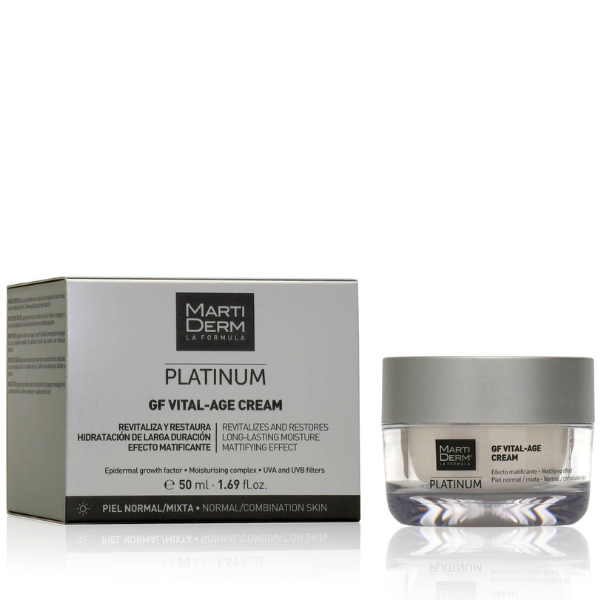 Crema hidratanta de zi pentru ten normal sau mixt GF Vital-Age Platinum, Martiderm | 50 ml
