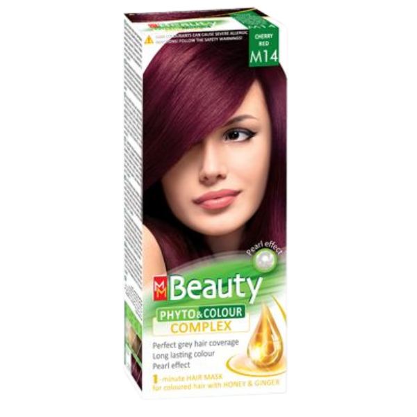 Vopsea de par M14 Rosu cireasa, MM Beauty | 110 g