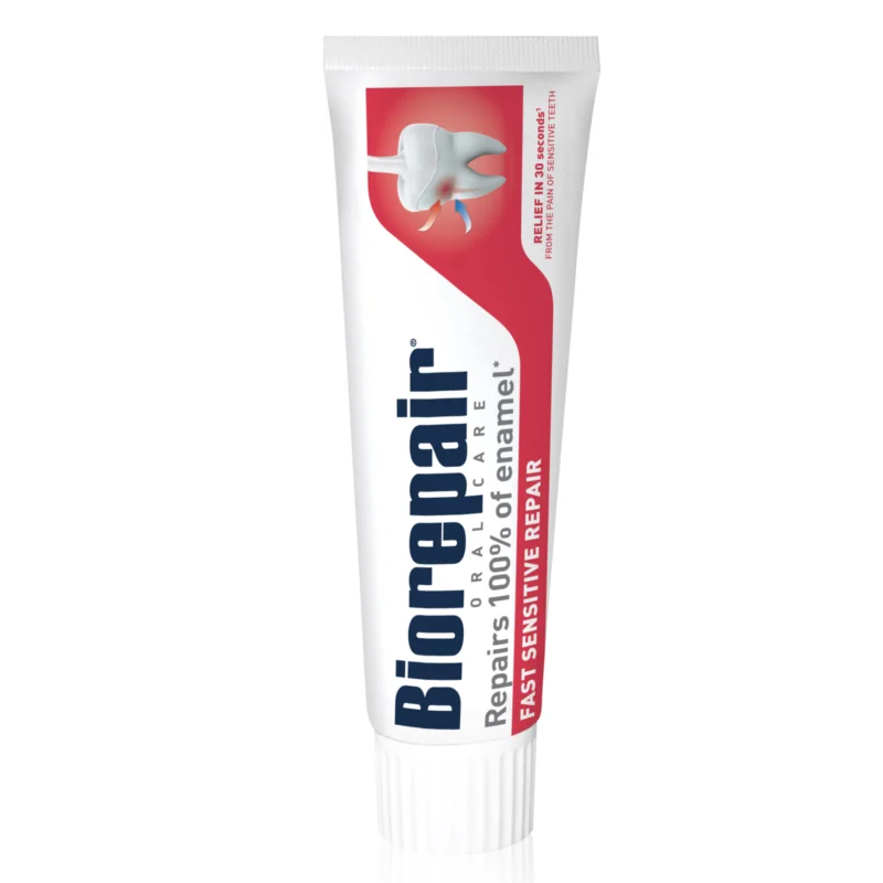 Pasta pentru dinti sensibili Biorepair Fast Sensitive Repair, Coswell | 75 ml
