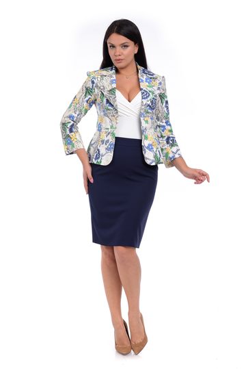 Fusta dama conica DV20F11BM bleumarin, Dress to Impress | marimea 40