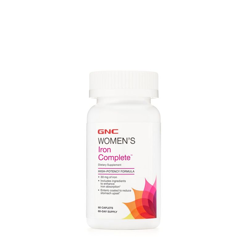 GNC Women’s Iron Complete Formula cu fier pentru femei | 60cpr