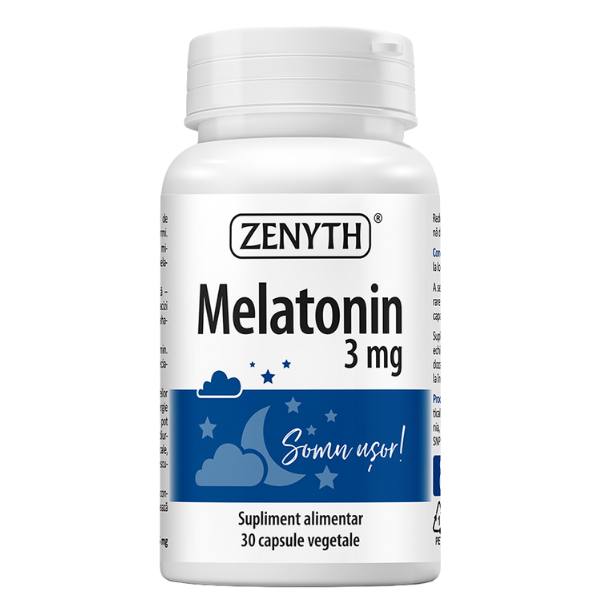 Melatonina 3 mg, Zenyth | 30 capsule