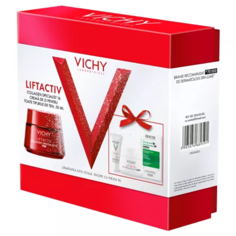 Pachet XMAX 2025 Liftactiv Collagen Specialist, Vichy | 50 ml + 15 ml + 3 ml + 6 ml