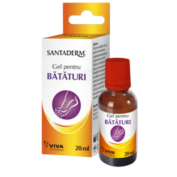 Gel pentru bataturi Santaderm, Viva Pharma | 20 ml