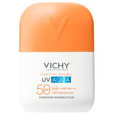 Fluid hidratant Invizibil SPF50 Capital Soleil UV AQUA, Vichy | 50 ml