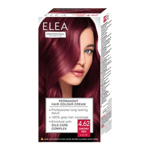 Vopsea de par 4.62 - Rosu Visiniu, Elea Professional | 123 ml