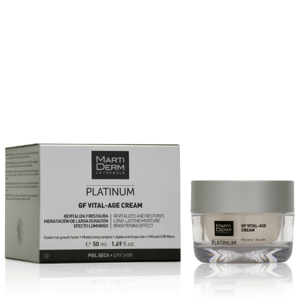 Crema hidratanta de zi pentru ten uscat GF Vital-Age Platinum, Martiderm | 50 ml