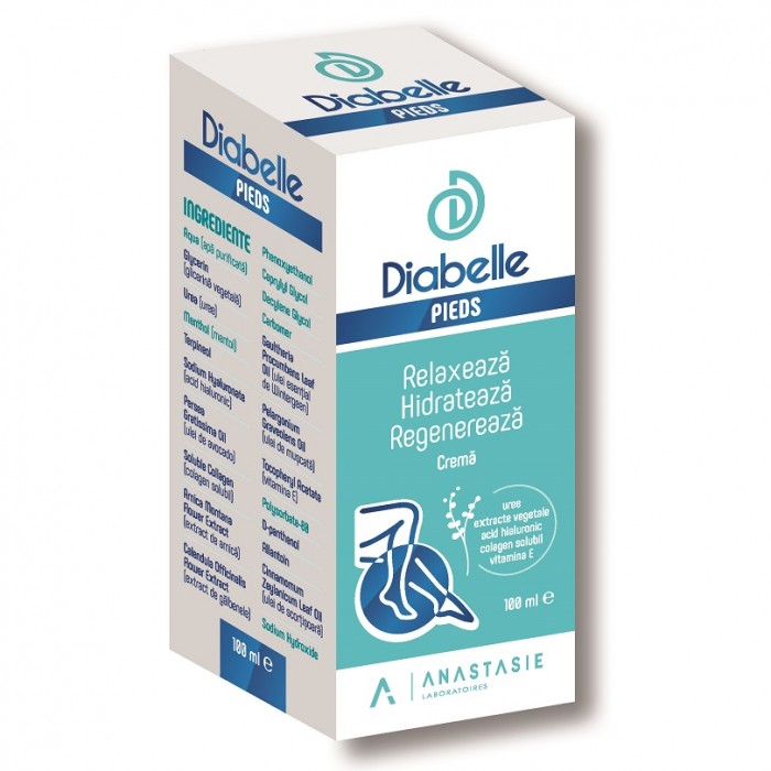 DIABELLE PIEDS CREMA PENTRU PICIORUL DIABETICULUI 100ML