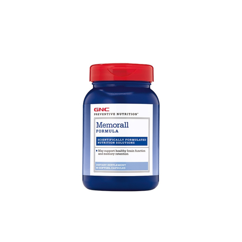 GNC Memorall, Formula Pentru Sanatatea Creierului Si Imbunatatirea Memoriei | 60 Cps