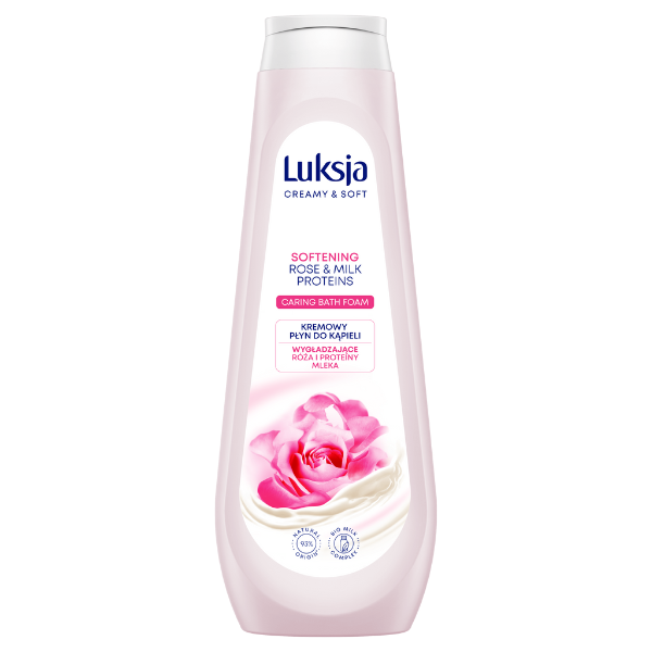 Gel spuma de baie CREAMY & SOFT Softening, Luksja | 900 ml