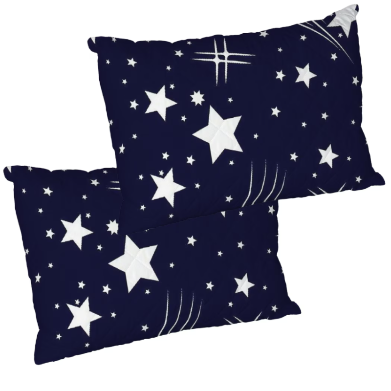 Set perna matlasata puf siliconizat imprimat 50x70 cm, Ralex | 2 buc