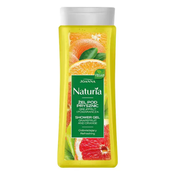Gel de dus Grapefruit si Portocale Naturia, Joanna | 300 ml