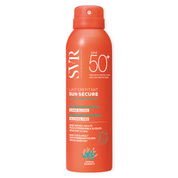 SVR SUN SECURE CREPITANT LOTIUNE CREMOASA HIDRATANTA FARA ALCOOL SPF50+ 200ML