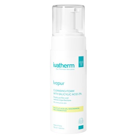 IVATHERM IVAPUR SPUMA DE CURATARE CU ACID SALICILIC 2% 160ML