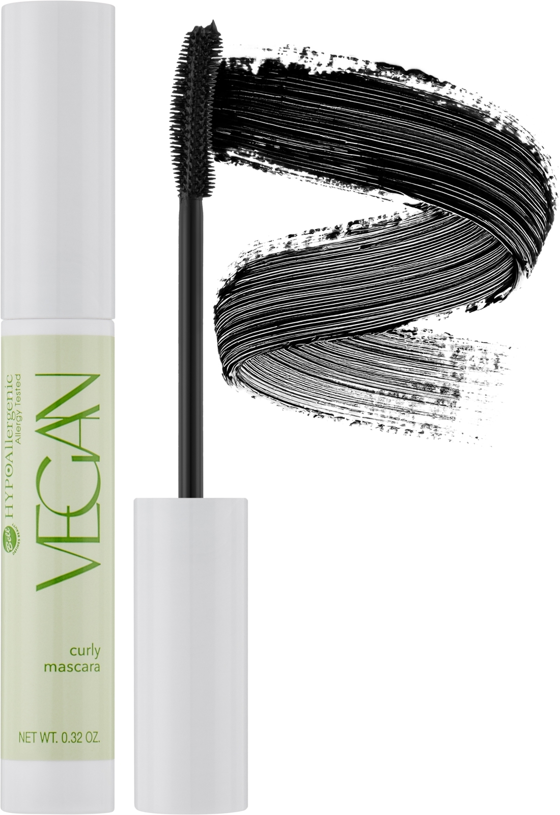 Rimel hipoalergenic cu efect de curbare Vegan, Bell | 9 g