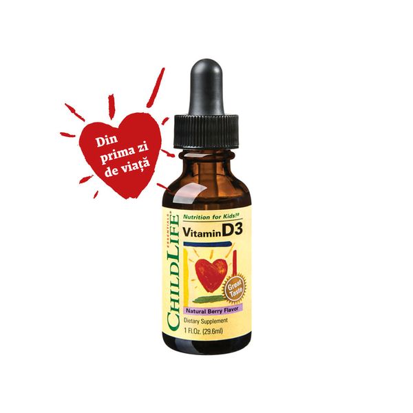 ChildLife Vitamina D3 lichida | 30 ml