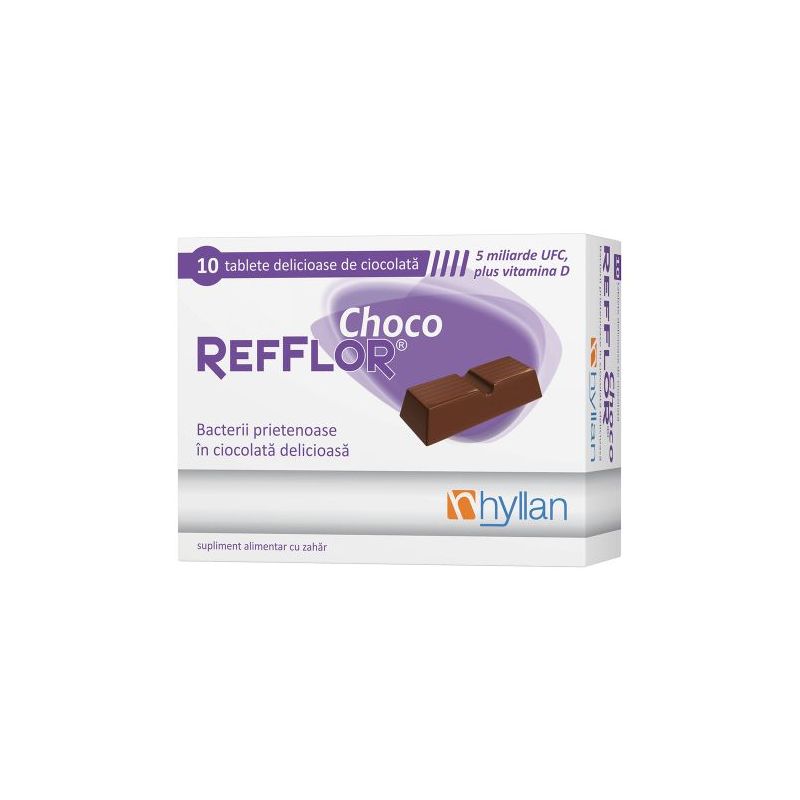 Refflor Choco | 10 tablete